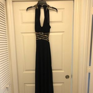 Chiffon & Beaded full length gown